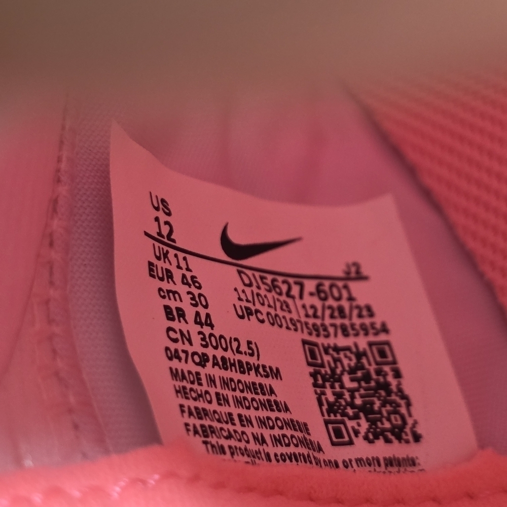 Nike Zoom Superfly 9 IC Indoor Soccer Shoes Pink DJ5627-601 Men's Size 12 New - Picture 11 of 11